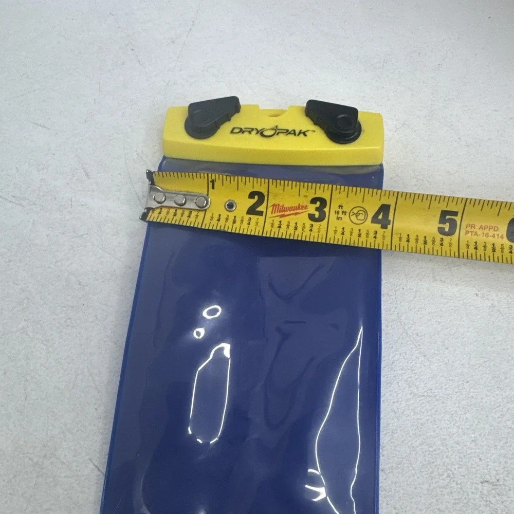 DRY PAK Case for Cellphones Blue Black Yellow